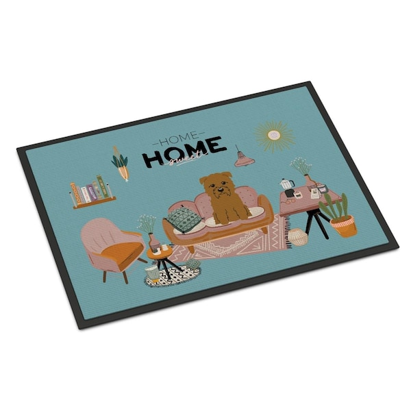 Carolines Treasures 18 x 27 in. Tan Glen of Imal Sweet Home Indoor or Outdoor Mat CK7905MAT - main